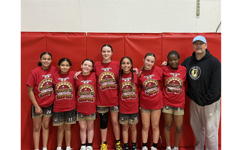 7th Grade 2024 Thanksgiving Tournament Champs!